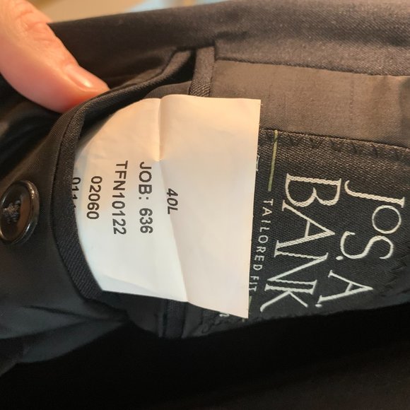 JoS. A. BANK Traveler's Collection Suit (Black) - Picture 3 of 4